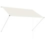 Toldo retráctil 200x150 cm crema