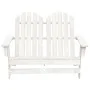 2-seater Adirondack garden chair in white fir wood by vidaXL, Garden chairs - Ref: Foro24-315899, Price: 117,79 €, Discount: %