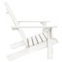 Silla Adirondack de jardín 2 plazas madera de abeto blanco de vidaXL, Sillas de jardín - Ref: Foro24-315899, Precio: 117,68 €