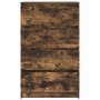 Aparador madera contrachapada color roble ahumado 60x35x98,5 cm