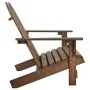 2-seater Adirondack garden chair in solid brown fir wood by vidaXL, Garden chairs - Ref: Foro24-315901, Price: 128,15 €, Disc...