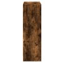 Estantería madera de ingeniería roble ahumado 60x24x76 cm