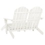 Adirondack Gartenstuhl 2 Sitzer massives Tannenholz weiß von vidaXL, Gartenstühle - Ref: Foro24-315909, Preis: 132,85 €, Raba...
