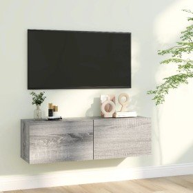Mueble para TV madera contrachapada gris Sonoma 100x30x30 cm Mueble para TV madera contrachapada gris Sonoma 100x30x30 cm