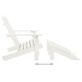 Adirondack Gartenstuhl 2 Sitzer massives Tannenholz weiß von vidaXL, Gartenstühle - Ref: Foro24-315909, Preis: 132,85 €, Raba...
