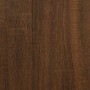 Mueble pared TV madera contrachapada roble marrón 100x30x30 cm