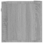 Mueble pared TV madera contrachapada gris Sonoma 120x30x30 cm