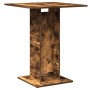 Mesa de bistró madera contrachapada roble ahumado 60x60x75 cm
