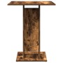 Mesa de bistró madera contrachapada roble ahumado 60x60x75 cm