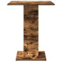 Mesa de bistró madera contrachapada roble ahumado 60x60x75 cm