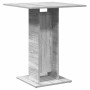 Mesa de bistró madera contrachapada gris Sonoma 60x60x75 cm