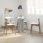 Mesa de bistró madera contrachapada gris Sonoma 60x60x75 cm