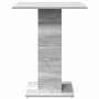 Mesa de bistró madera contrachapada gris Sonoma 60x60x75 cm