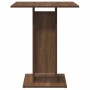 Mesa de bistró madera contrachapada roble marrón 60x60x75 cm