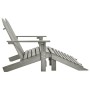 2-Sitzer Adirondack-Gartenstuhl aus grauem Tannenholz von vidaXL, Gartenstühle - Ref: Foro24-315910, Preis: 137,44 €, Rabatt: %