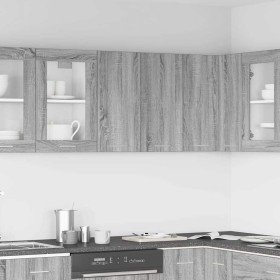 Armario colgante "Lyon" gris Sonoma 60x31x60 cm madera de