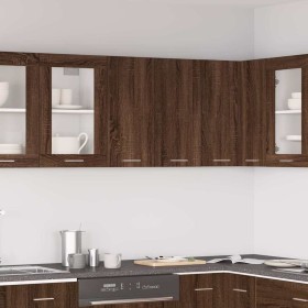 Armario colgante "Lyon" roble marrón 60x31x60 cm madera de