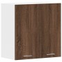 Armario colgante "Lyon" roble marrón 60x31x60 cm madera de