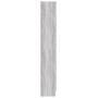 Estantería madera contrachapada gris Sonoma 82,5x30,5x185,5 cm