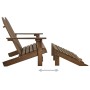 2-Sitzer Adirondack-Gartenstuhl aus braunem Tannenholz von vidaXL, Gartenstühle - Ref: Foro24-315911, Preis: 142,97 €, Rabatt: %