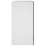 Vitrina colgante "Lyon" gris Sonoma 60x31x60 cm madera de