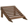 2-Sitzer Adirondack-Gartenstuhl aus braunem Tannenholz von vidaXL, Gartenstühle - Ref: Foro24-315911, Preis: 142,97 €, Rabatt: %