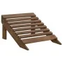 2-Sitzer Adirondack-Gartenstuhl aus braunem Tannenholz von vidaXL, Gartenstühle - Ref: Foro24-315911, Preis: 137,71 €, Rabatt: %