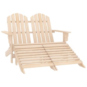 Adirondack Gartenbank für 2 Personen aus Fichtenholz. von vidaXL, Gartenstühle - Ref: Foro24-315912, Preis: 124,18 €, Rabatt: %
