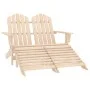 Adirondack Gartenbank für 2 Personen aus Fichtenholz. von vidaXL, Gartenstühle - Ref: Foro24-315912, Preis: 122,40 €, Rabatt: %