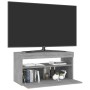 Mueble de TV con luces LED gris Sonoma 75x35x40 cm en Muebles TV | Comprar online en Foro24