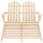 Adirondack Gartenbank für 2 Personen aus Fichtenholz. von vidaXL, Gartenstühle - Ref: Foro24-315912, Preis: 122,40 €, Rabatt: %