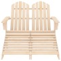 Silla Adirondack de jardín 2 plazas madera de abeto by vidaXL, Garden chairs - Ref: Foro24-315912, Price: 124,18 €, Discount: %
