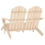 Silla Adirondack de jardín 2 plazas madera de abeto by vidaXL, Garden chairs - Ref: Foro24-315912, Price: 124,18 €, Discount: %