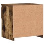 Mesitas de noche 2 uds madera contrachapada roble 40x30x39 cm