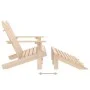 Silla Adirondack de jardín 2 plazas madera de abeto by vidaXL, Garden chairs - Ref: Foro24-315912, Price: 124,18 €, Discount: %