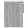 Mesitas noche 2 uds madera contrachapada gris Sonoma 40x30x39cm