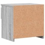 Mesitas noche 2 uds madera contrachapada gris Sonoma 40x30x39cm