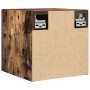 Muebles para TV de pared 4 uds roble ahumado 30,5x30x30 cm