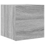 Mueble para TV de pared gris Sonoma 30,5x30x30 cm