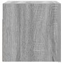 Mueble para TV de pared gris Sonoma 30,5x30x30 cm