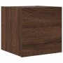 Mueble para TV de pared roble marrón 30,5x30x30 cm en Muebles TV | Comprar online en Foro24