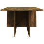 Mesa de centro madera contrachapada roble ahumado 111,5x50x33cm