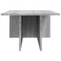 Mesa de centro madera contrachapada gris Sonoma 111,5x50x33 cm