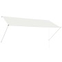Toldo retráctil 300x150 cm crema