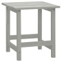 Adirondack-Stuhl mit Ottomane und Gartentisch aus massiver grauer Fichte von vidaXL, Gartensets - Ref: Foro24-315920, Preis: ...