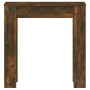 Mesa comedor madera contrachapada roble ahumado 140x74,5x76 cm