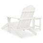 Adirondack-Stuhl mit Ottomane und Gartentisch aus massiver Weißfichte von vidaXL, Gartensets - Ref: Foro24-315929, Preis: 91,...