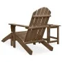 Adirondack-Stuhl mit Ottomane und Gartentisch aus massiver brauner Fichte von vidaXL, Gartensets - Ref: Foro24-315931, Preis:...