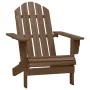 Adirondack-Stuhl mit Ottomane und Gartentisch aus massiver brauner Fichte von vidaXL, Gartensets - Ref: Foro24-315931, Preis:...