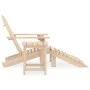 Adirondack garden chair with ottoman and solid pink spruce table by vidaXL, Garden sets - Ref: Foro24-315932, Price: 93,82 €,...